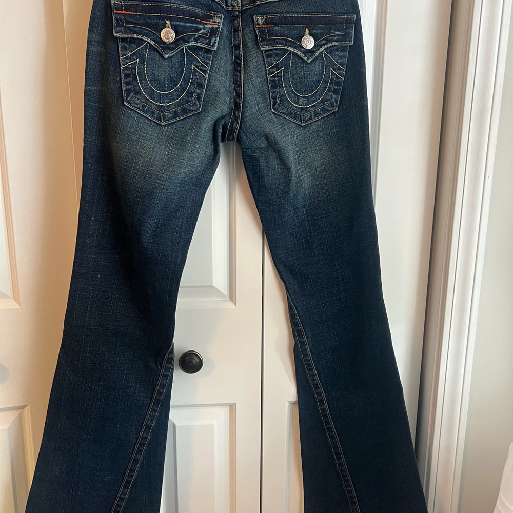 True Religion Dark Blue Flare Jeans